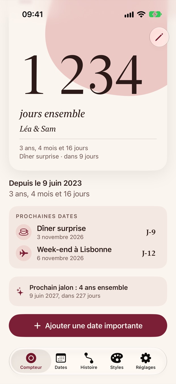 DuoDays screen 1